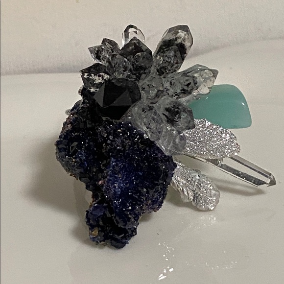 Multicolor Crystal Cluster statement ring - Picture 8 of 16